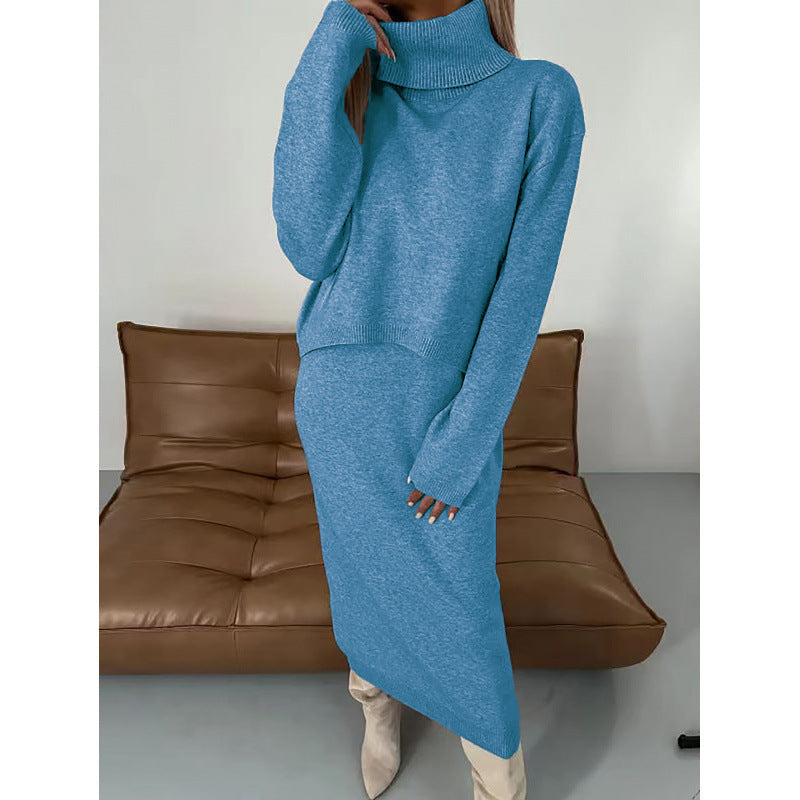 Elegant Two-Piece Knitwear Ensemble